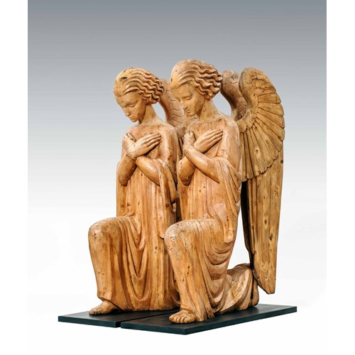 A Pair of Extraordinary Angels from Neulerchenfeld Parish, Vienna
